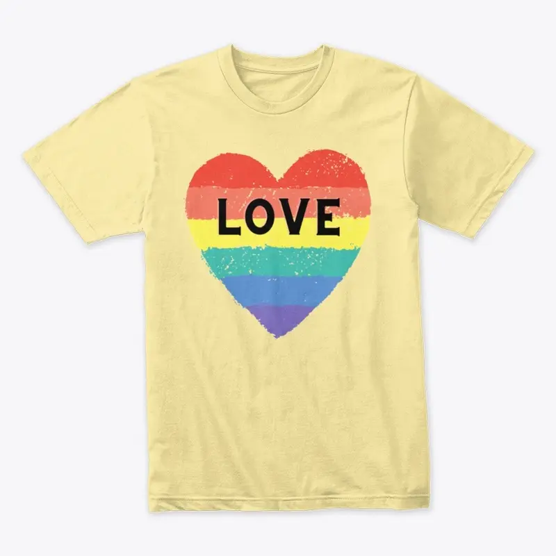 Heart Love T Shirt