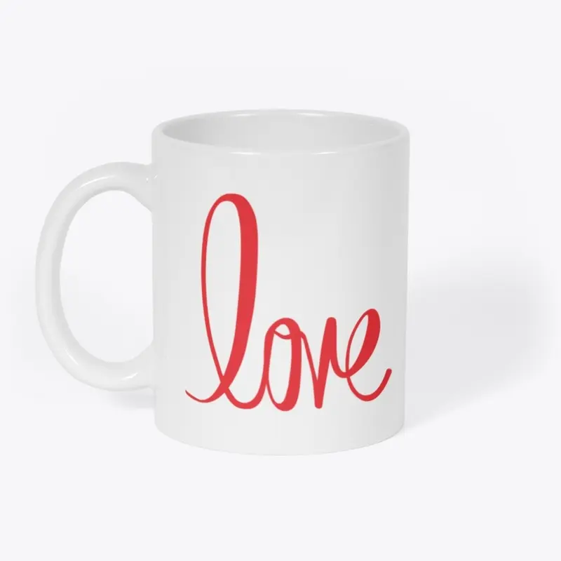 Love Script Mug