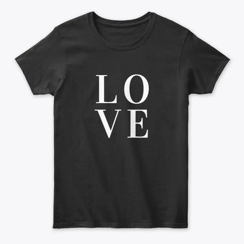 LOVE White Letters T-Shirt